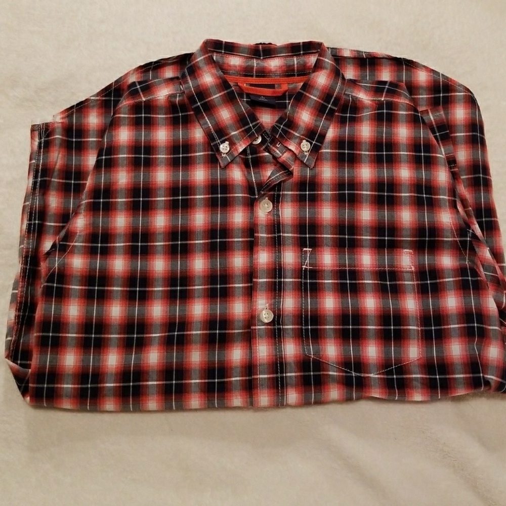 🏀 Boys Gap Long Sleeve Button Down Size Large